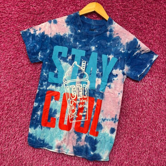 Icee Coldest Drink Stay Cool Tie Dye T-Shirt Small - Picture 3 of 4